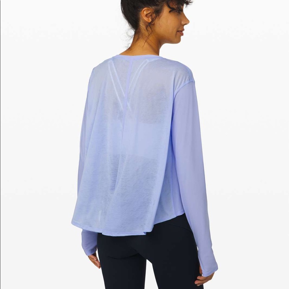 Lululemon No Inhibitions Long Sleeve
Lavender size 2